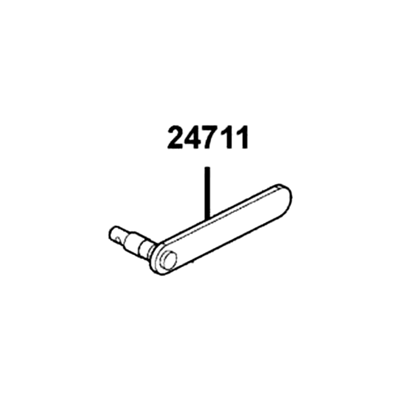 24711-LCA4-E00 SHAFT COMP CHANGE HANDLE — diagram cutout