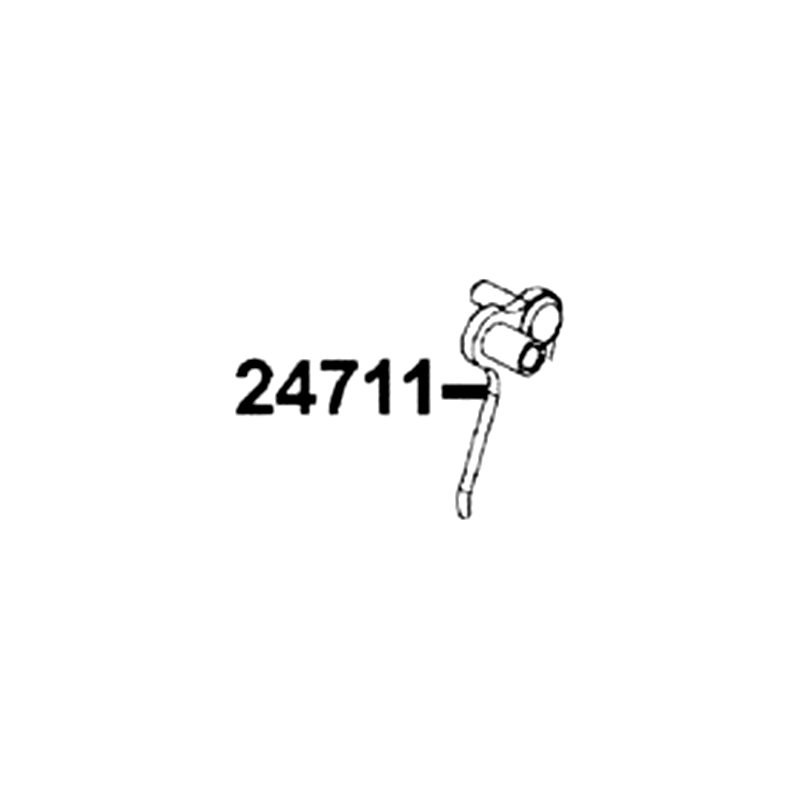 24711-LDB5-E00 SHAFT UPPER SHIFT GUIDE — diagram cutout