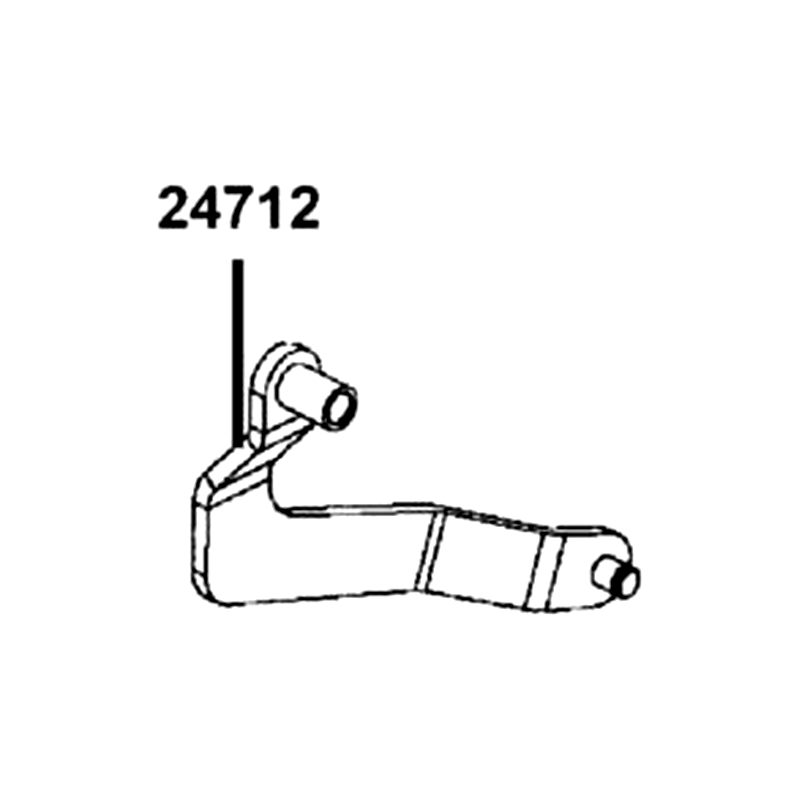24712-AEE9-M00 STAY SHIFT GUIDE — diagram cutout