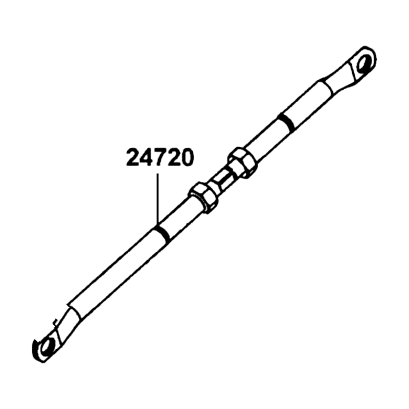 24720-ALE8-E00 CABLE SHIFTER ASSY — diagram cutout