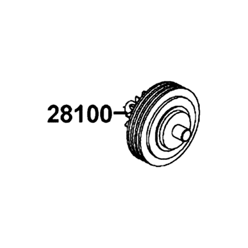 28100-LKM5-E01 SHAFT COMP REDUCTION — diagram cutout