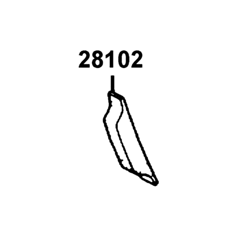 28102-LBA8-C10 GUIDE STARTER CHAIN — diagram cutout