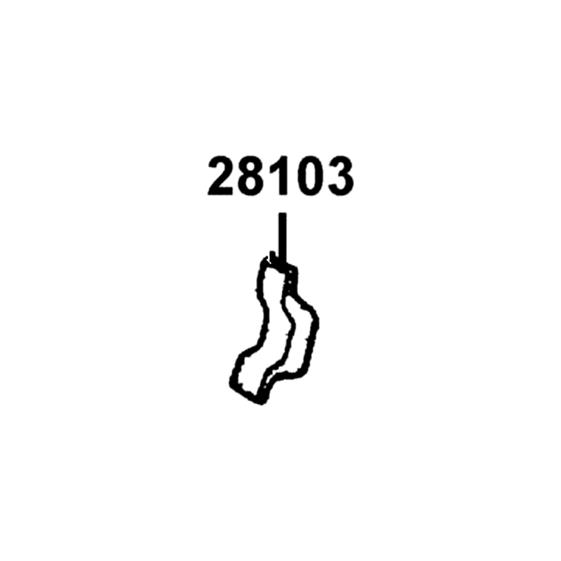 28103-KGB4-C10 PROTECTOR STARTER CHAIN — diagram cutout