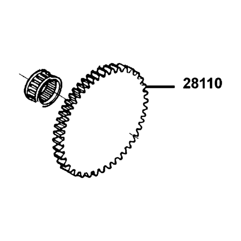 28110-GFY6-901 GEAR COMP STARTING CLUTCH — diagram cutout