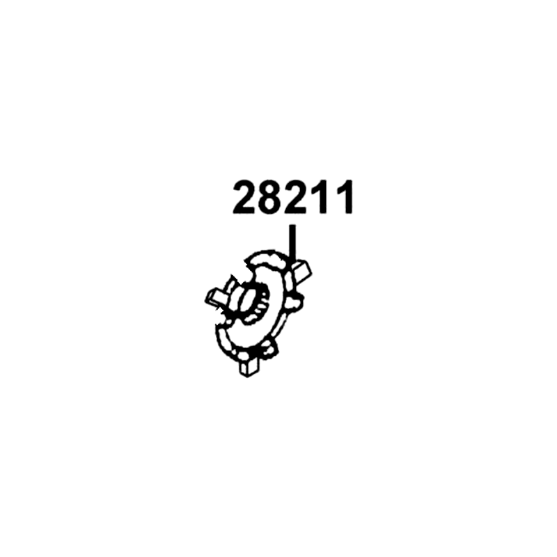 28211-KEB7-W10 RATCHET KICK STARTER — diagram cutout