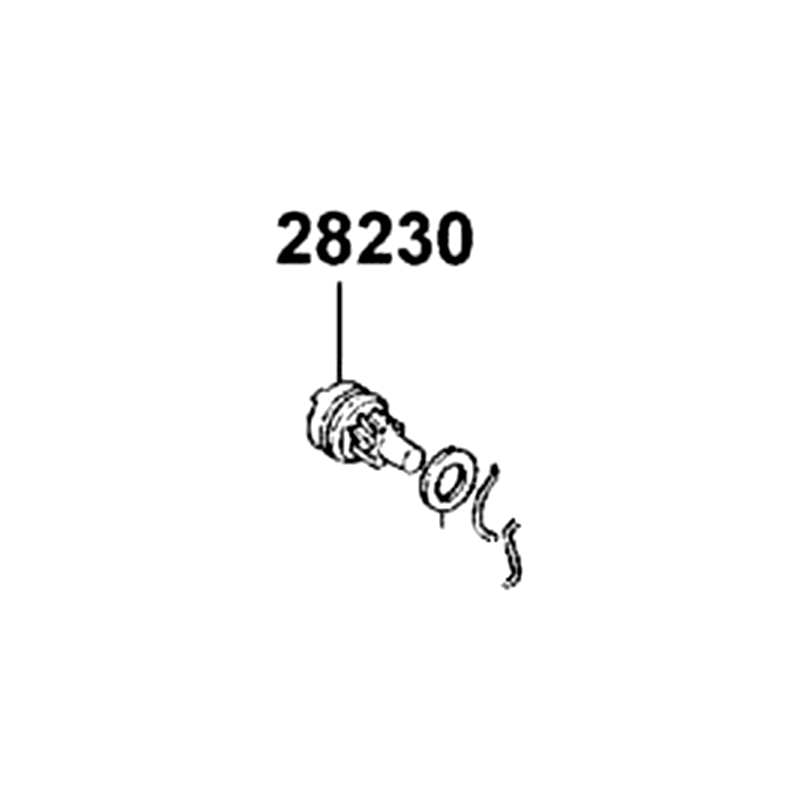 28230-GKAK-921 GEAR COMP KICK DRIVEN — diagram cutout