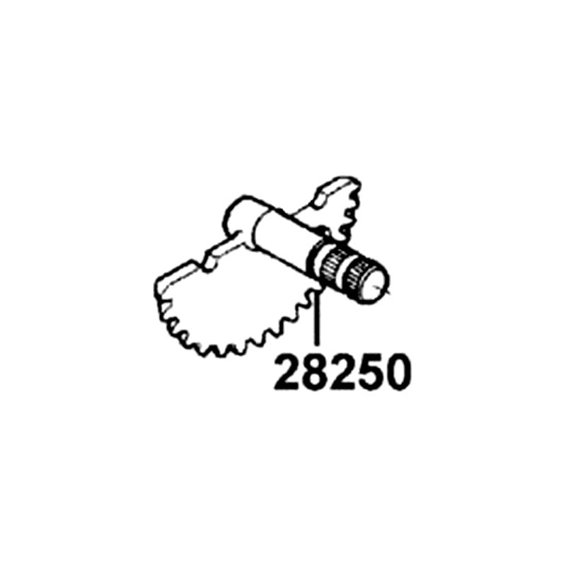 28250-KNBN-901 SPINDLE COMP KICK STARTER — diagram cutout