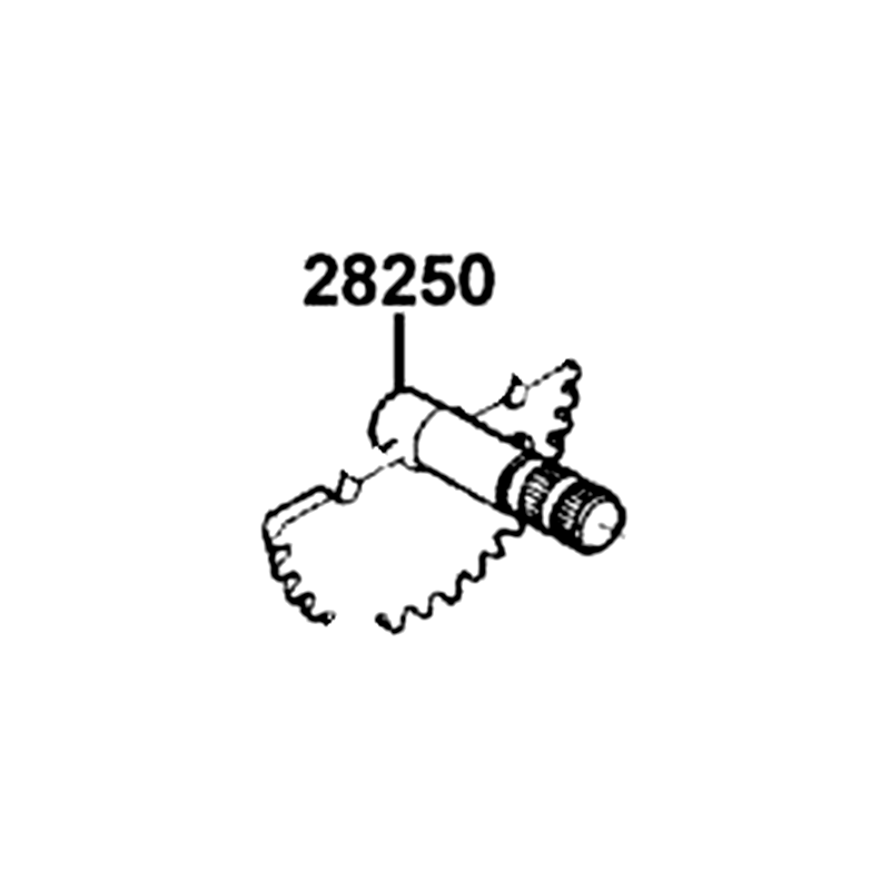 28250-LCA4-E00 SPINDLE COMP KICK STARTER — diagram cutout
