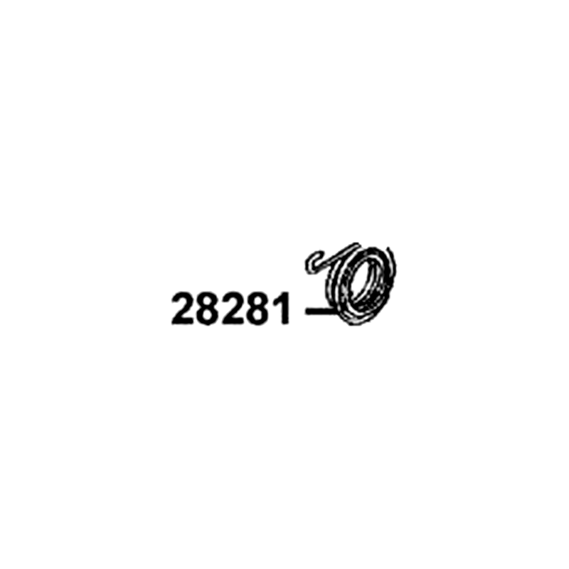 28281-GBN2-60A SPRING KICK RETURN — diagram cutout