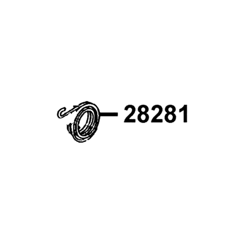 28281-GBN2-C00 SPRING KICK RETURN — diagram cutout