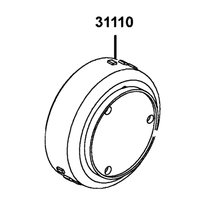 31110-AKC8-E00 FLYWHEEL COMP — diagram cutout