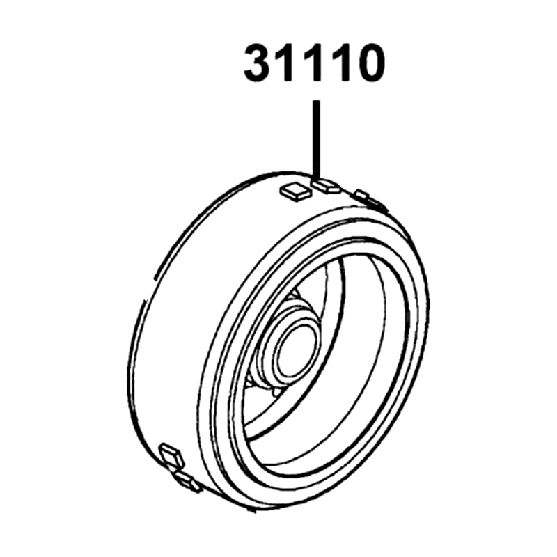 31110-KKE3-C00 FLYWHEEL COMP — diagram cutout