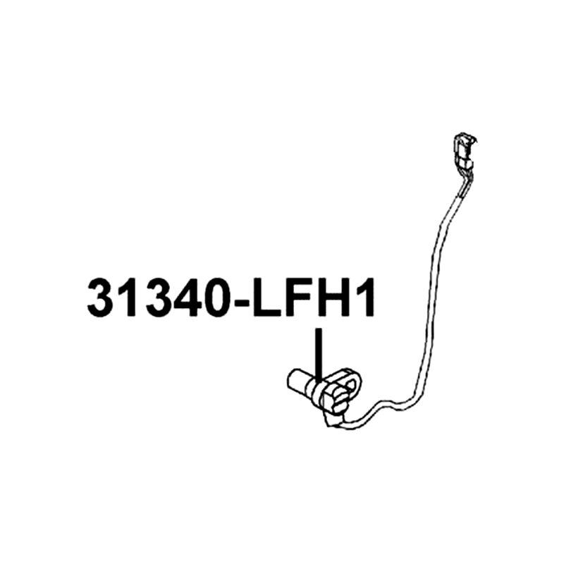 31340-LFH1-E00 SENSOR RR WHEEL SPEED — diagram cutout