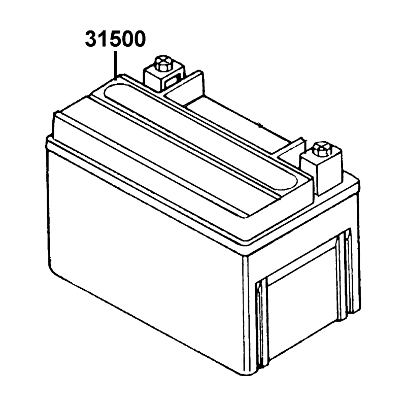 31500-KFAF-90A BATTERY YTX9-BS — diagram cutout