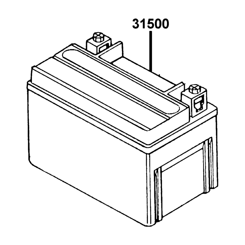 31500-KHE7-90A BATTERY YTX12-BS — diagram cutout
