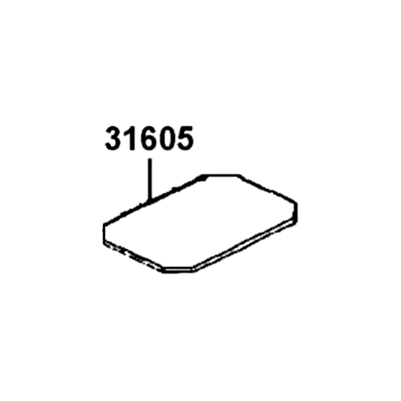 31605-KKE5-E00 STAY REG REC COMP — diagram cutout