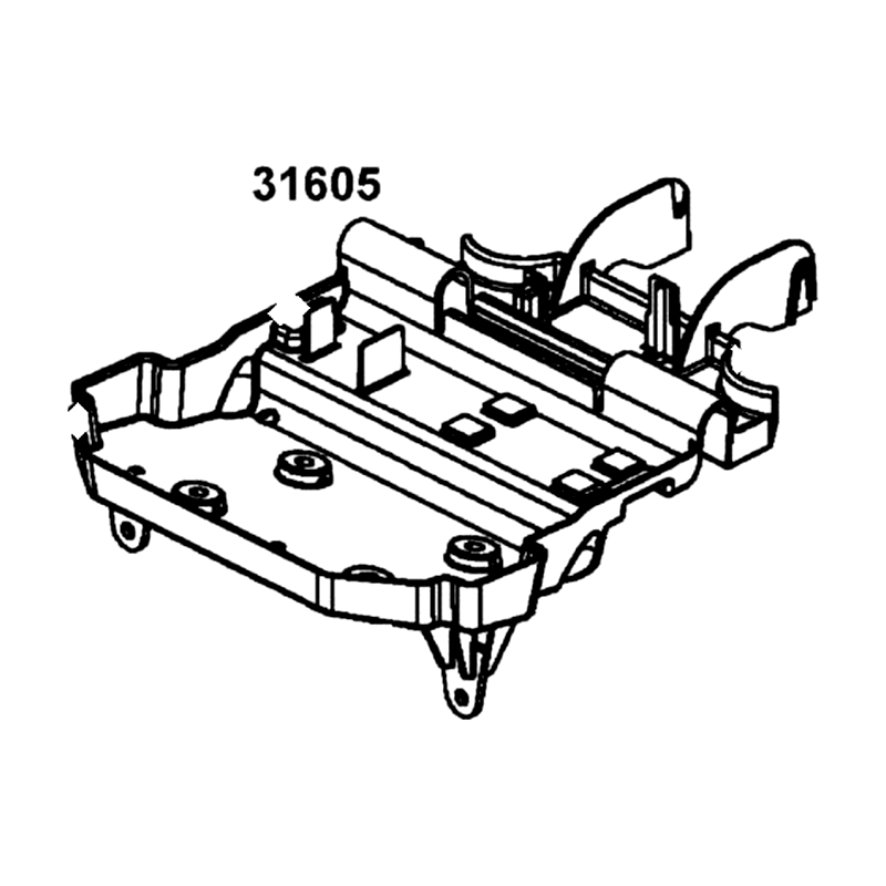 31605-LGC7-E00-N1R TRAY ELECTRICAL (Black) — diagram cutout
