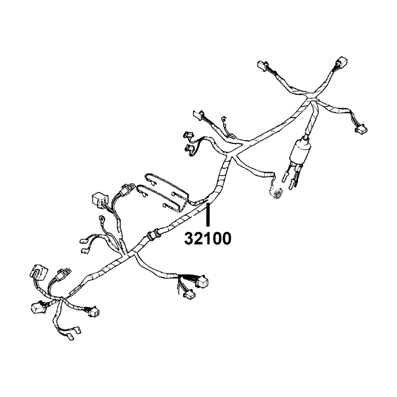 32100-BLA2-M30 HARNESS WIRE — diagram cutout