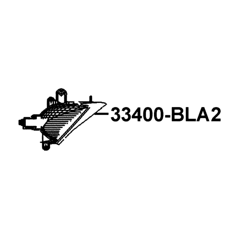 33400-BLA2-M30 WINKER ASSY R FR — diagram cutout