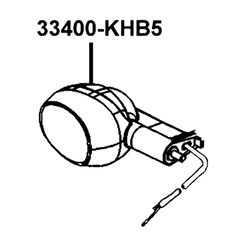 33400-KHB5-M00 WINKER ASSY R FR — diagram cutout