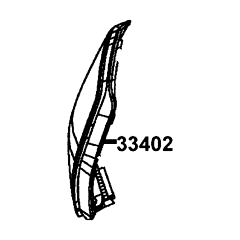 33402-LGR5-E10 "LENS, R, FR WINKER" — diagram cutout
