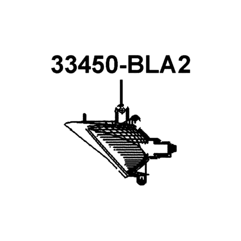 33450-BLA2-M30 WINKER ASSY L FR — diagram cutout