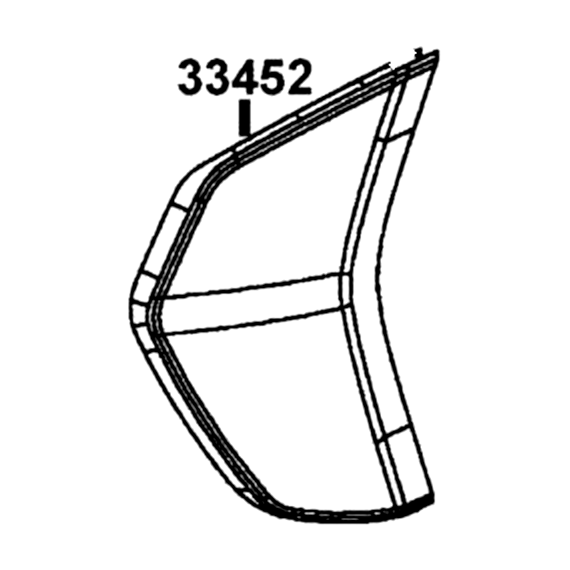 33452-LGR5-E10 "LENS, L, FR WINKER" — diagram cutout