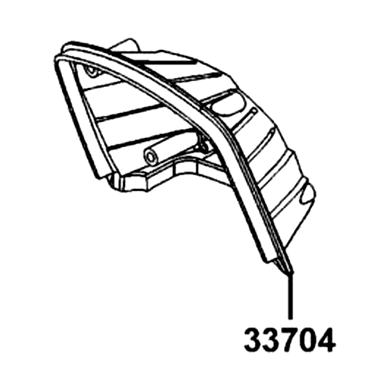 33704-LEA3-M30 REFLECTOR — diagram cutout