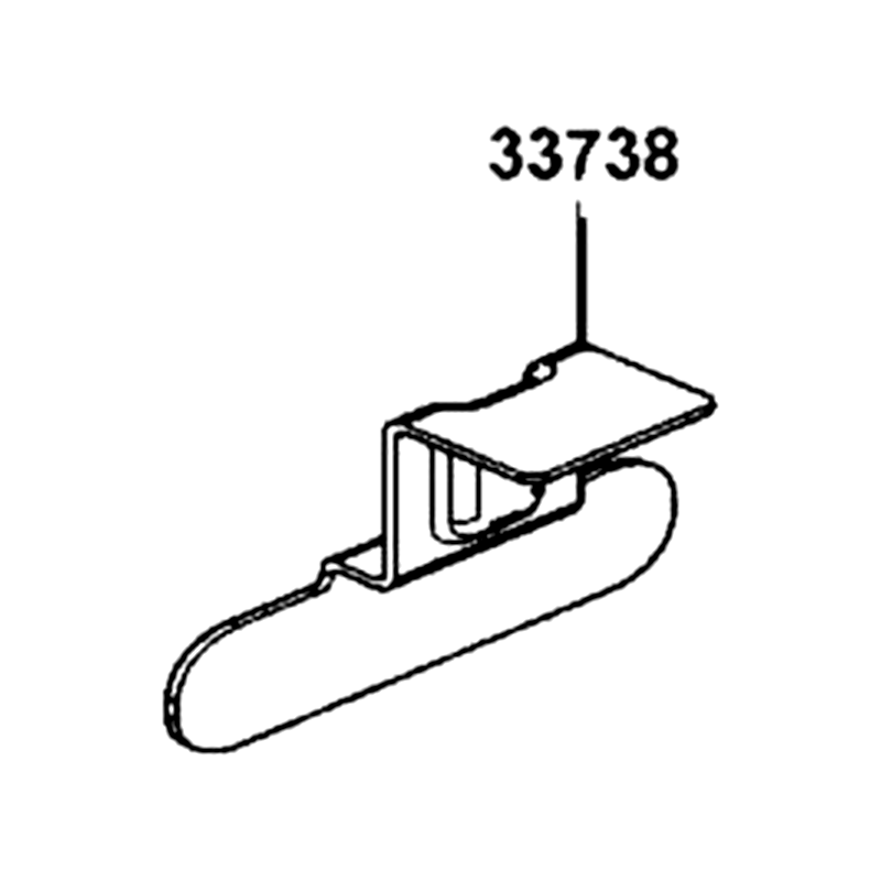 33738-AGA8-E00 STAY REFLECTOR FR SIDE — diagram cutout