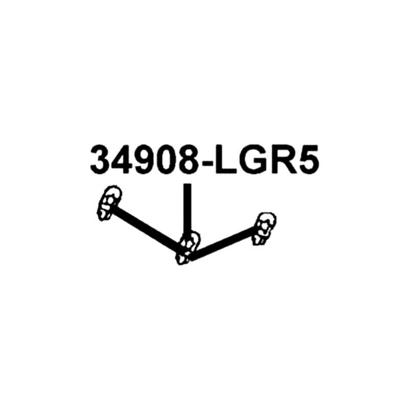 34908-LGR5-E00 BULB WEDGE BASE 12V 2W — diagram cutout