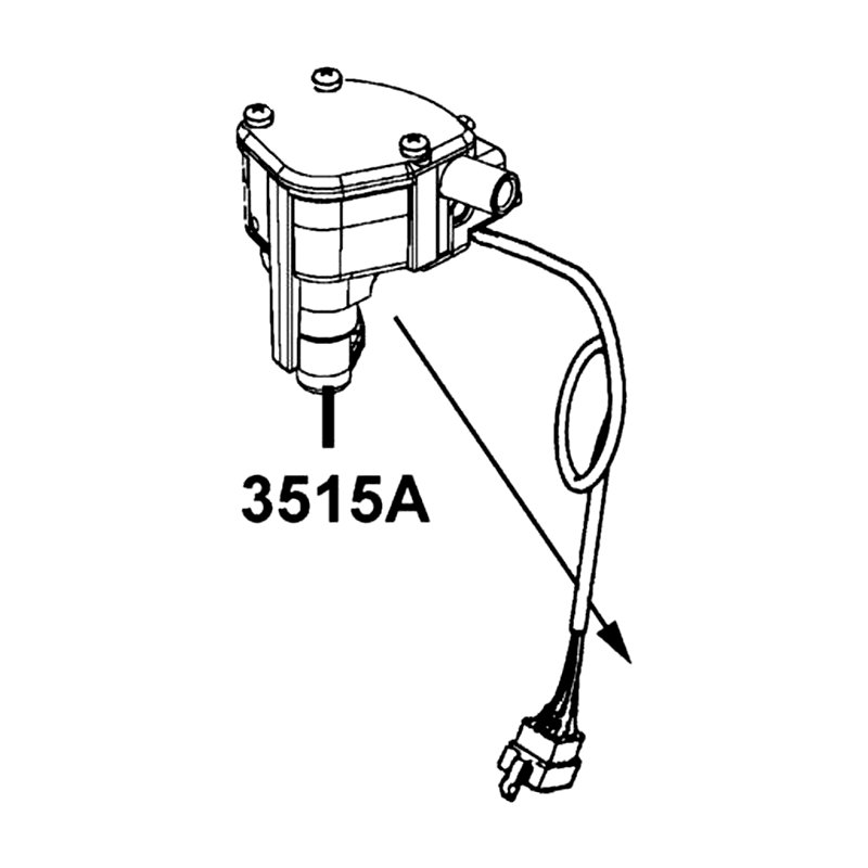 3515A-LFE9-900 SW & THROT ASSY RH HANDLE — diagram cutout