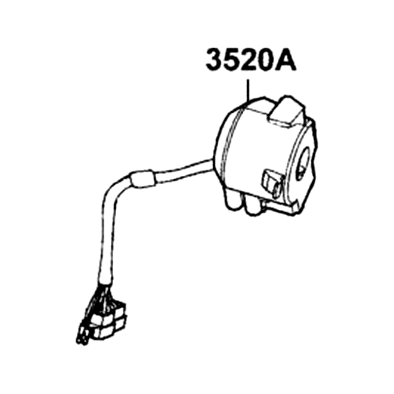 3520A-AGA8-M05 SW ASS'Y LH HANDLE COMP — diagram cutout