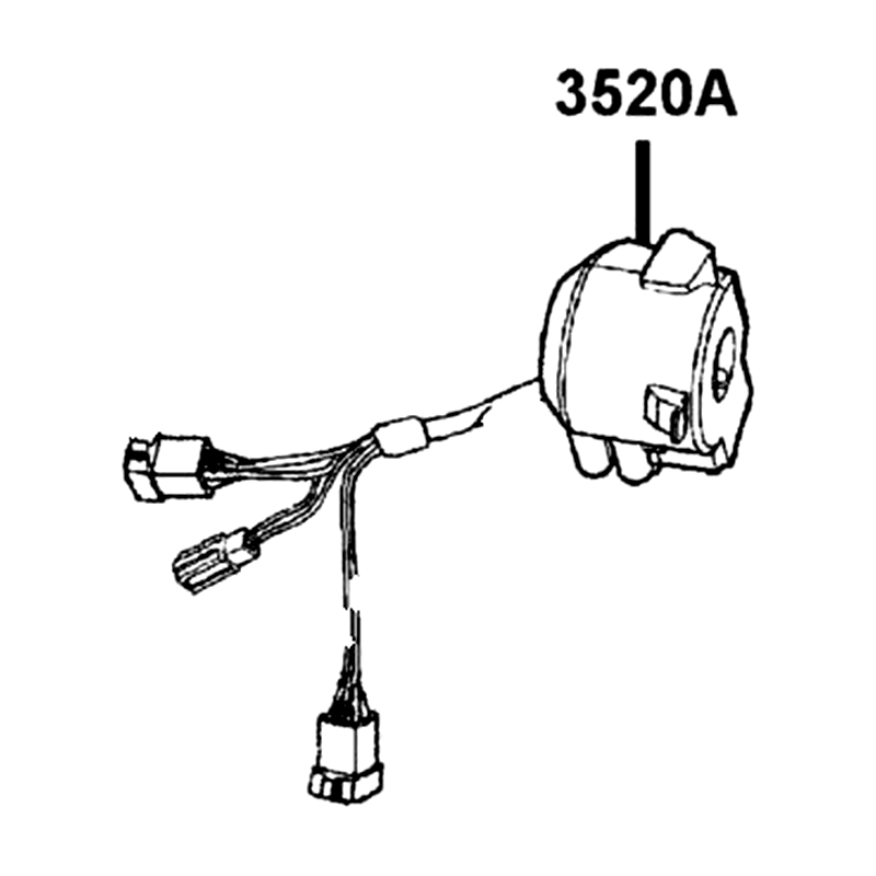 3520A-AKE6-M00 SW ASS'Y LH HAND COMP — diagram cutout