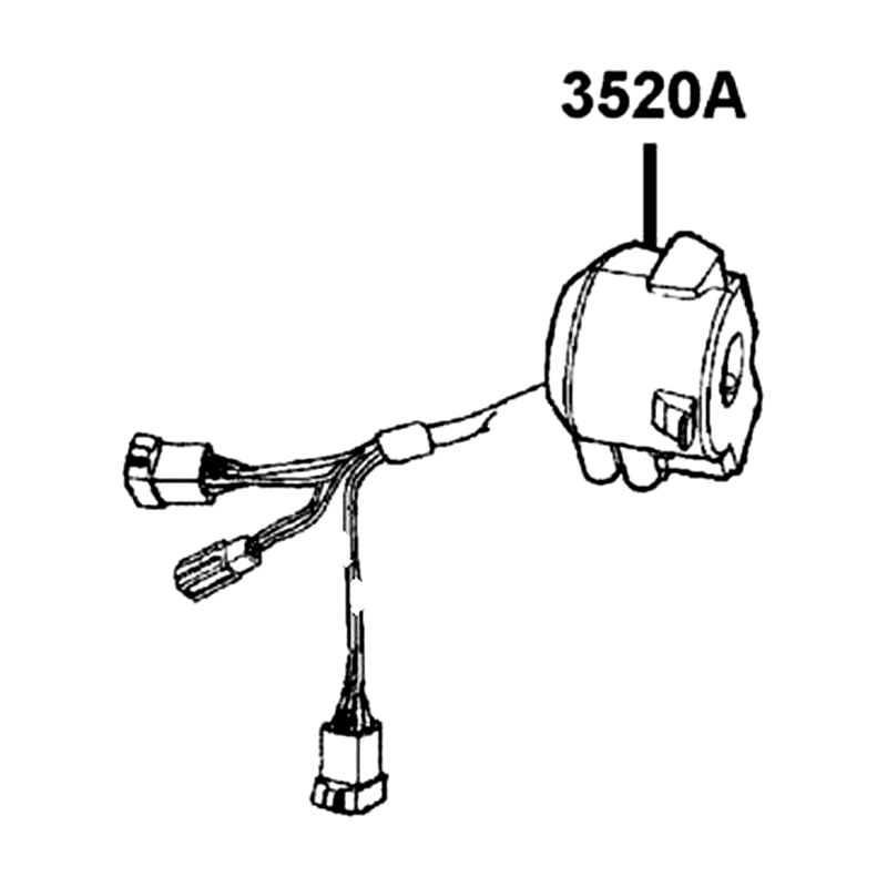 3520A-LDF3-900 SW ASSY HANDLE COMP — diagram cutout