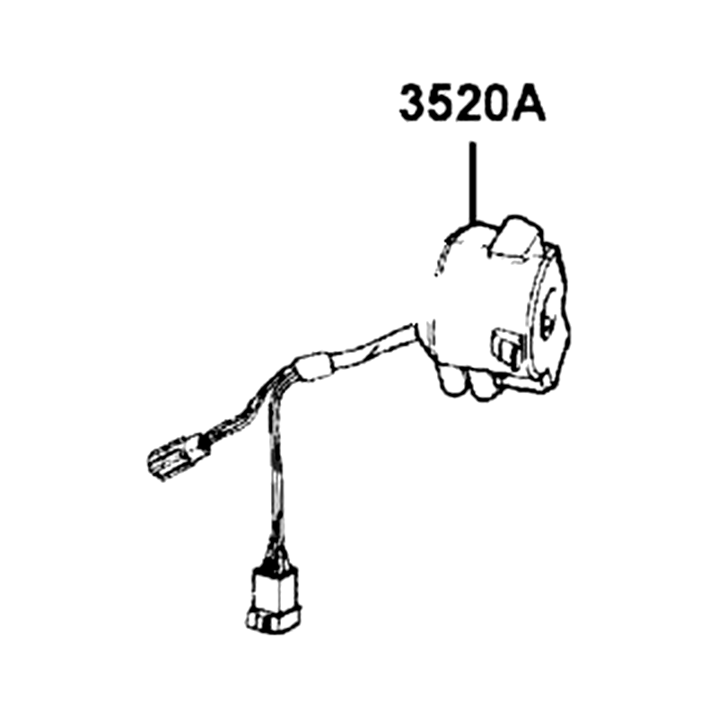 3520A-PUA6-900 SW ASSY LH HANDLE COMP — diagram cutout