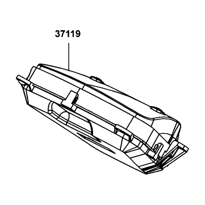 37119-LGE5-E00 GLASS ASSY — diagram cutout