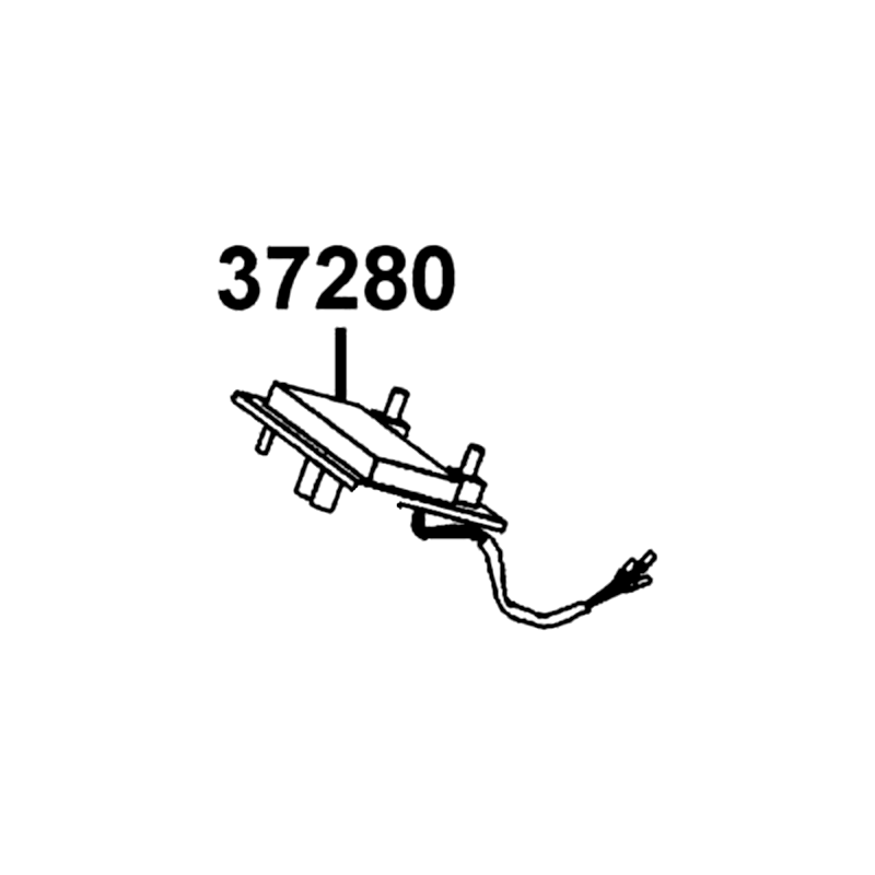 37280-LGR5-E10 LCD ASSY CLOCK — diagram cutout