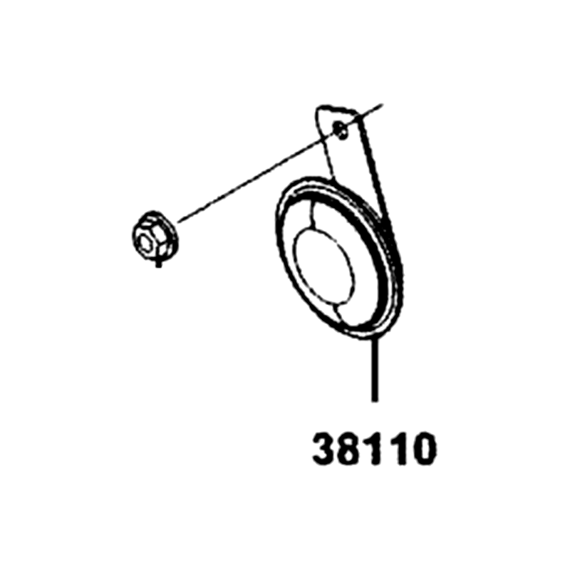 38110-BAA7-E00 HORN COMP — diagram cutout