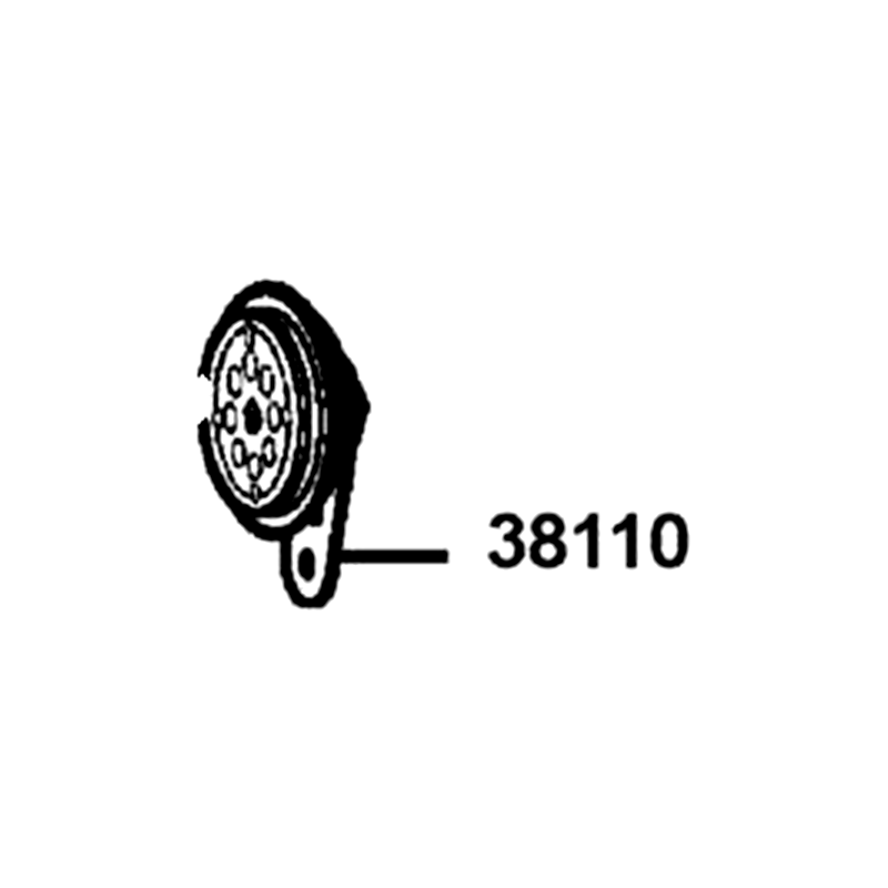 38110-KEB7-90B HORN COMP — diagram cutout