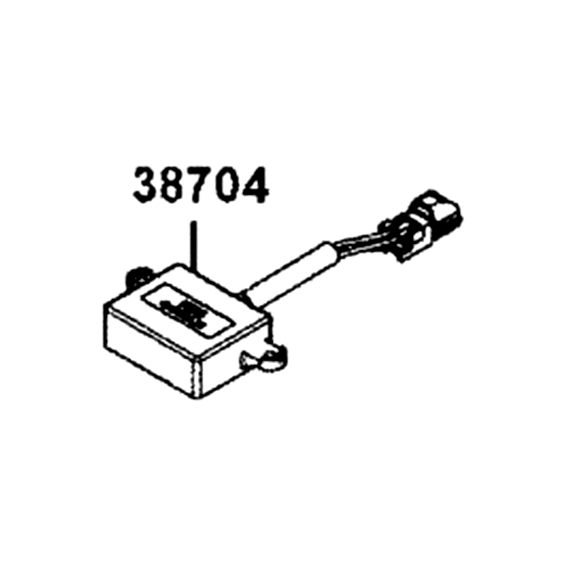 38704-LGC6-E00 ANTENNA COMP. — diagram cutout