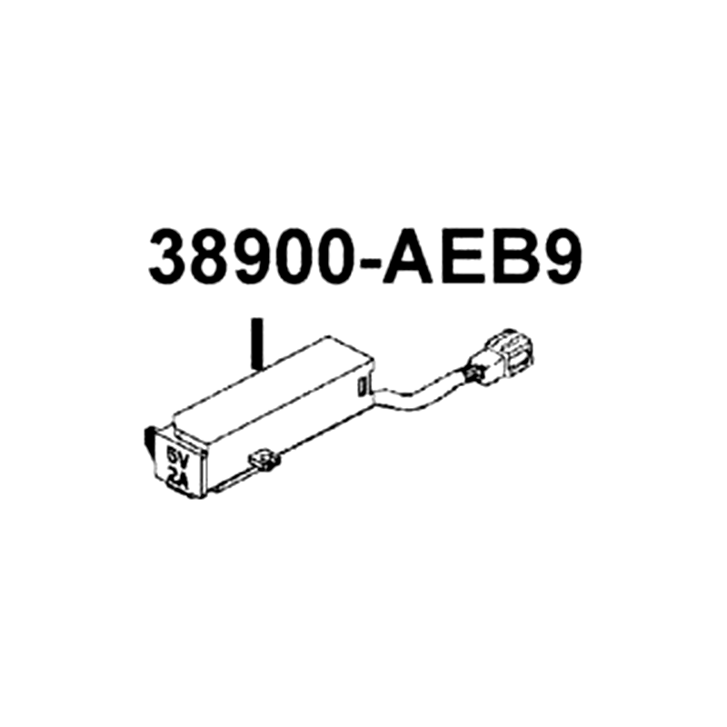 38900-AEB9-E00 CONTROLLER USB CHARGER — diagram cutout
