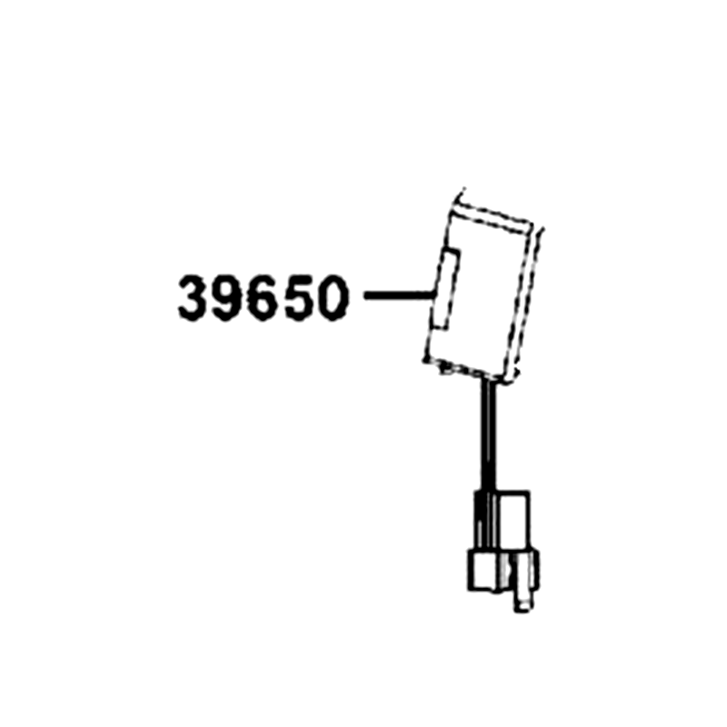 39650-LGC6-E00 CONTROL UNIT. TIRE PRESSURE — diagram cutout
