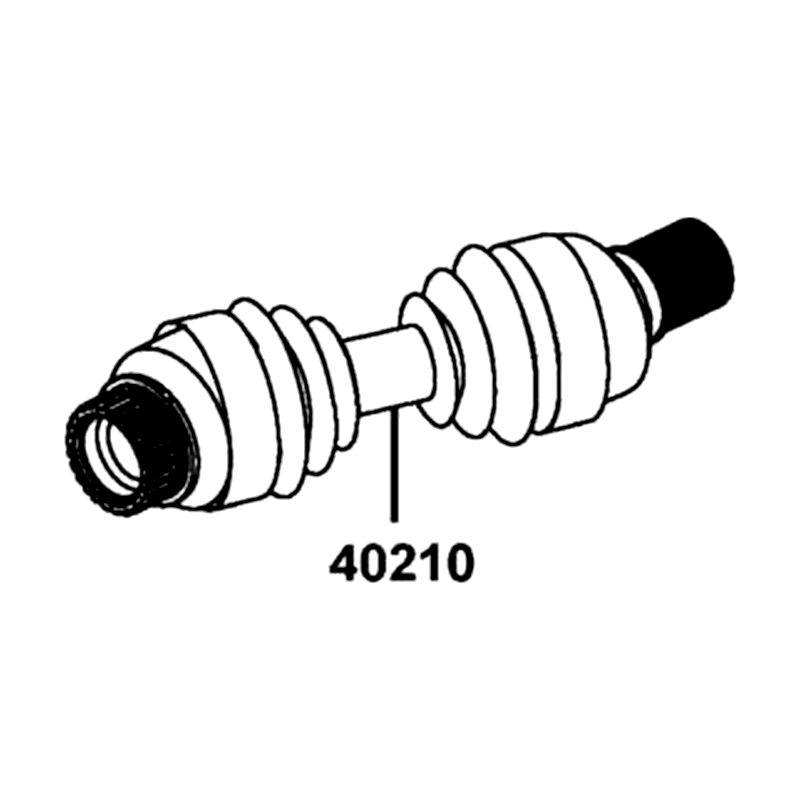 40210-LFE9-E00 CVJ REAR PROPELLER SHAFT — diagram cutout