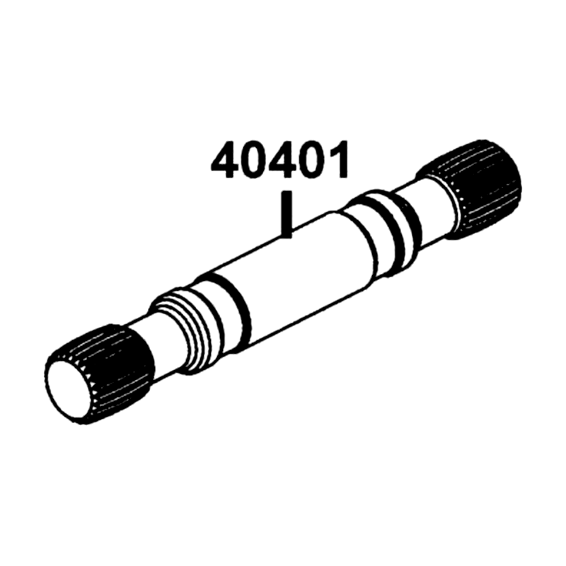 40401-PWB1-900 SHAFT PROPELLER FRONT — diagram cutout