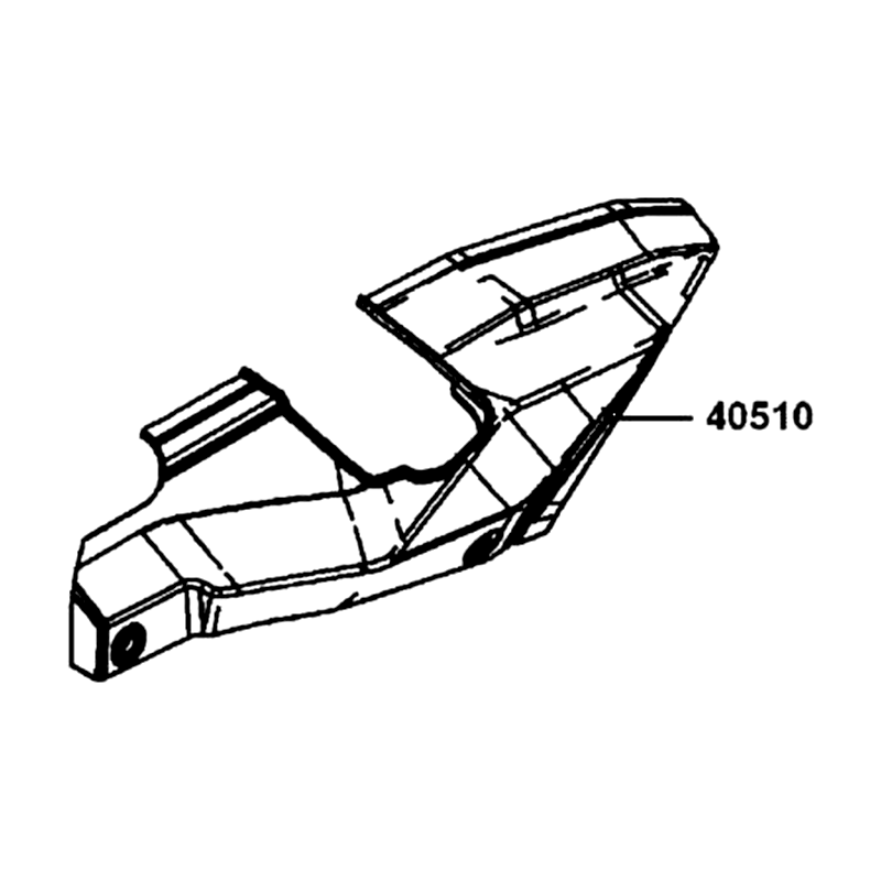 40510-LGC6-E00-N1R COVER UP A, CHAIN (Black) — diagram cutout