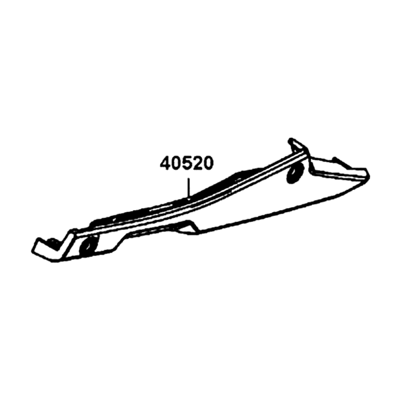 40520-LGC6-E00-N1R COVER LOW A CHAIN (Black) — diagram cutout