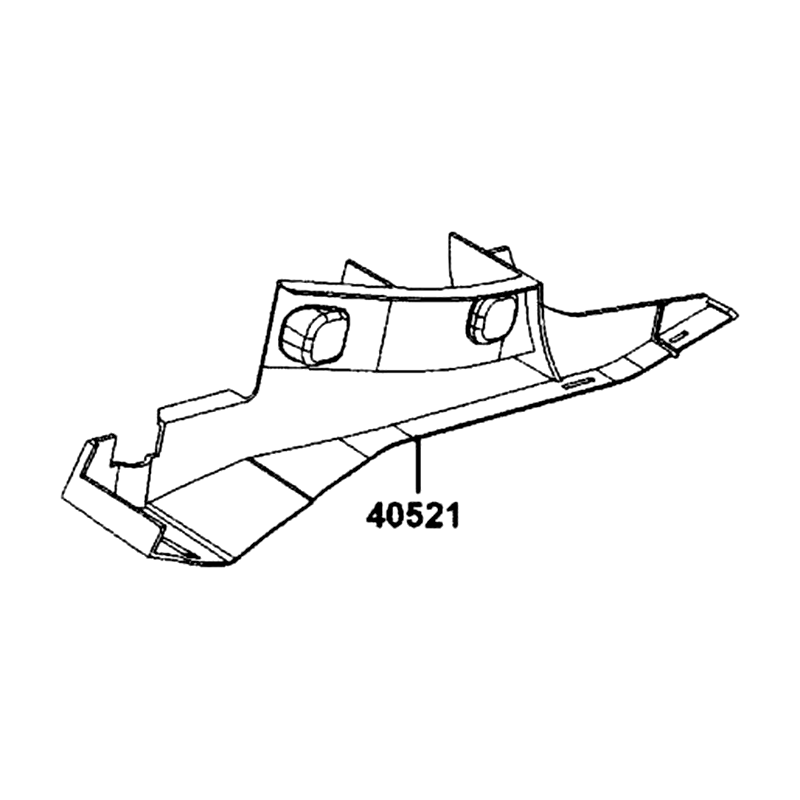 40521-AGJ5-E00-N1R COVER LOW B, CHAIN (Black) — diagram cutout