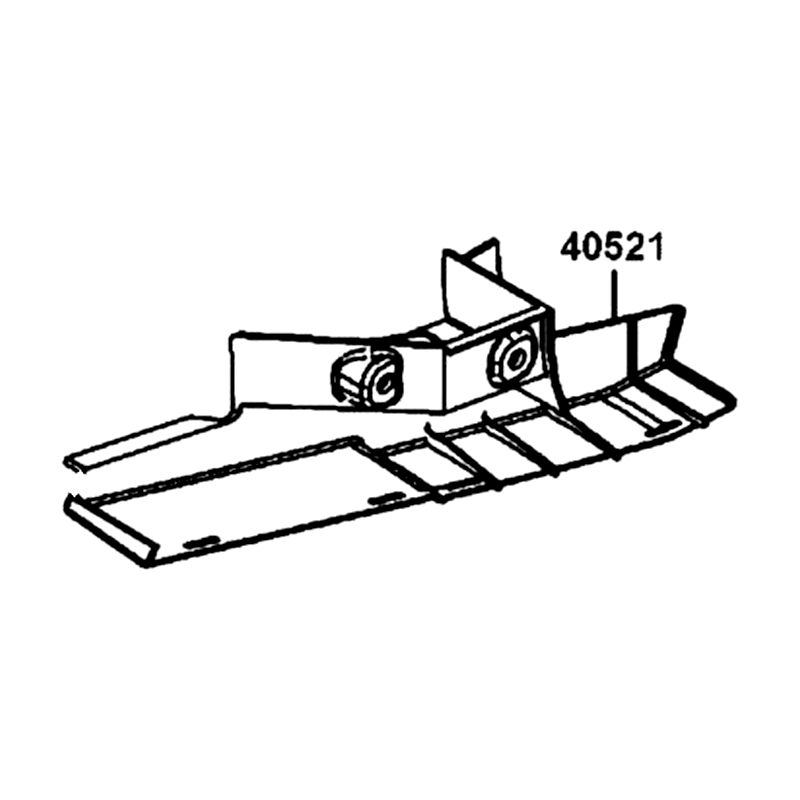 40521-LGC6-E00-N1R COVER LOW B CHAIN (Black) — diagram cutout