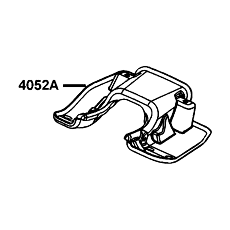 4052A-PWA5-910-N1R GUARD ASSY REAR FORK (Black) — diagram cutout