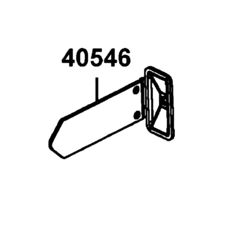 40546-KGC4-E00 CAP REAR FORK END — diagram cutout